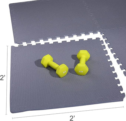 BalanceFrom Puzzle Exercise Mat with EVA Foam Interlocking