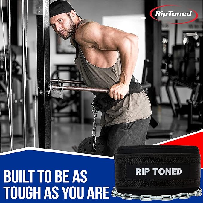 Rip Toned Dip Belt for Weight lifting 36" Heavy