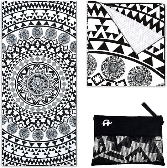 Elite Trend Microfiber Beach Towel - Extra Large 78x35 Inch