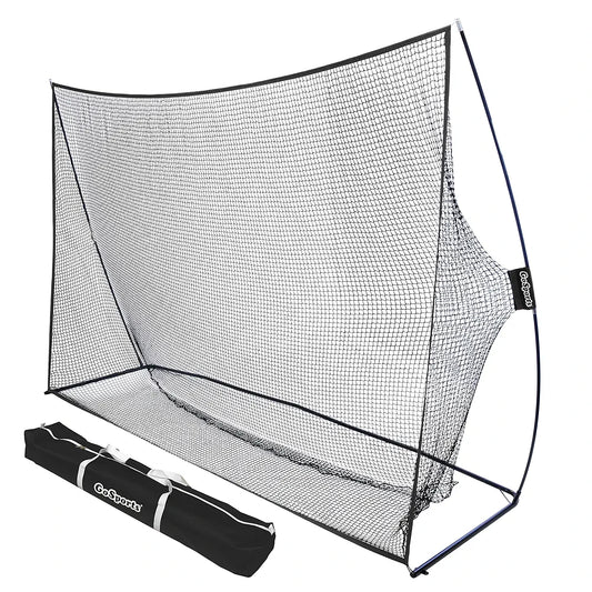 GoSports Golf Practice Hitting Net - Choose Between Huge 10 x 7 ft or 7 x 7 ft Nets - Personal Driving Range for Indoor or Outdoor Use - Designed by Golfers for Golfers