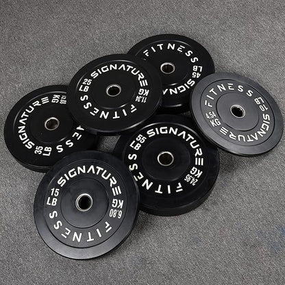 Signature Fitness 2" Olympic Bumper Plate Weight Plates