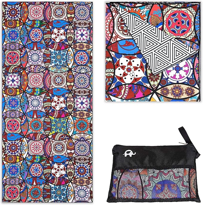 Elite Trend Microfiber Beach Towel - Extra Large 78x35 Inch