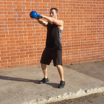 ProsourceFit Vinyl Coated Cast Iron Kettlebells for Full