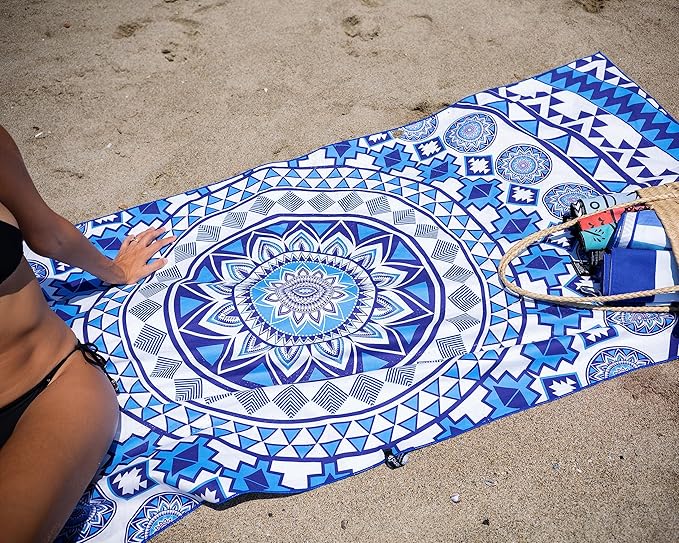Elite Trend Microfiber Beach Towel - Extra Large 78x35 Inch