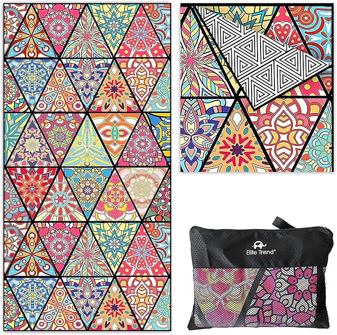 Elite Trend Microfiber Beach Towel - Extra Large 78x35 Inch