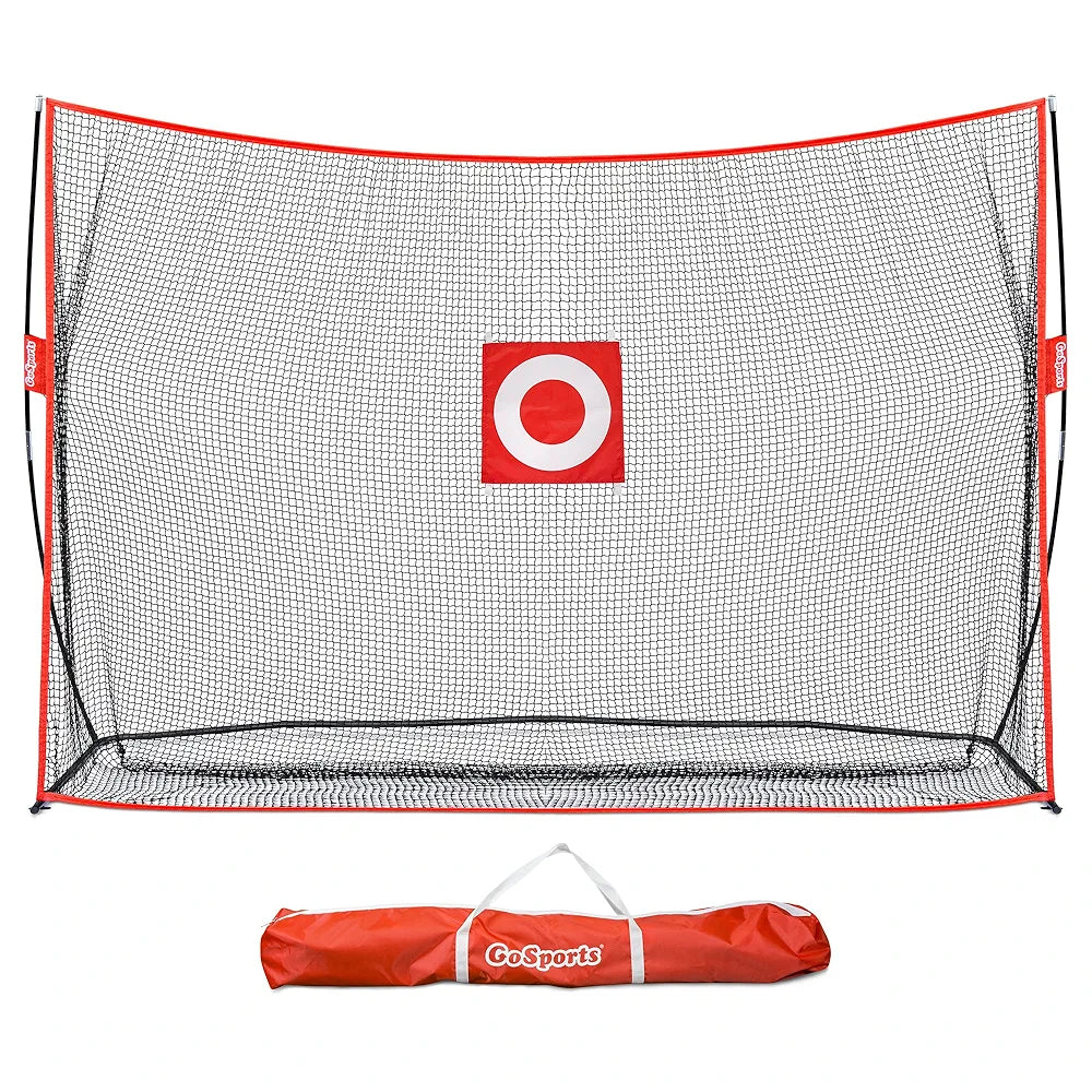 GoSports Golf Practice Hitting Net - Choose Between Huge 10 x 7 ft or 7 x 7 ft Nets - Personal Driving Range for Indoor or Outdoor Use - Designed by Golfers for Golfers