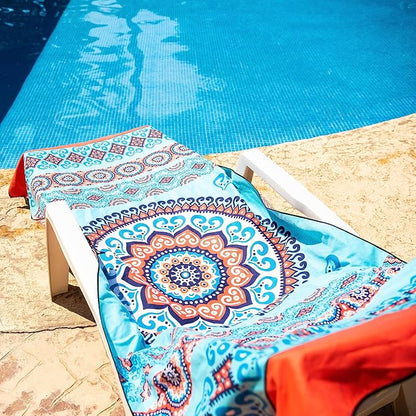 Elite Trend Microfiber Beach Towel - Extra Large 78x35 Inch