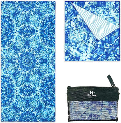 Elite Trend Microfiber Beach Towel - Extra Large 78x35 Inch