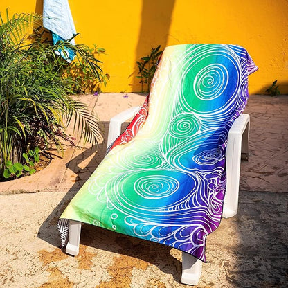 Elite Trend Microfiber Beach Towel - Extra Large 78x35 Inch