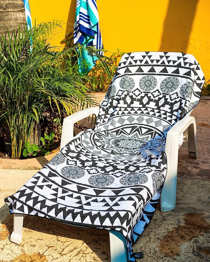 Elite Trend Microfiber Beach Towel - Extra Large 78x35 Inch