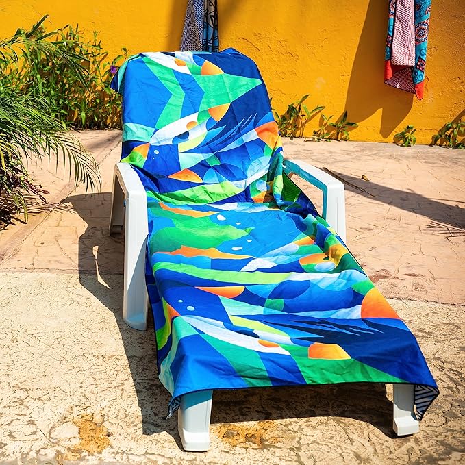 Elite Trend Microfiber Beach Towel - Extra Large 78x35 Inch