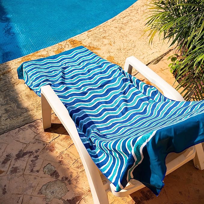 Elite Trend Microfiber Beach Towel - Extra Large 78x35 Inch