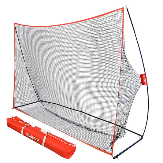 GoSports Golf Practice Hitting Net - Choose Between Huge 10 x 7 ft or 7 x 7 ft Nets - Personal Driving Range for Indoor or Outdoor Use - Designed by Golfers for Golfers