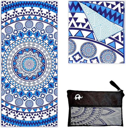 Elite Trend Microfiber Beach Towel - Extra Large 78x35 Inch