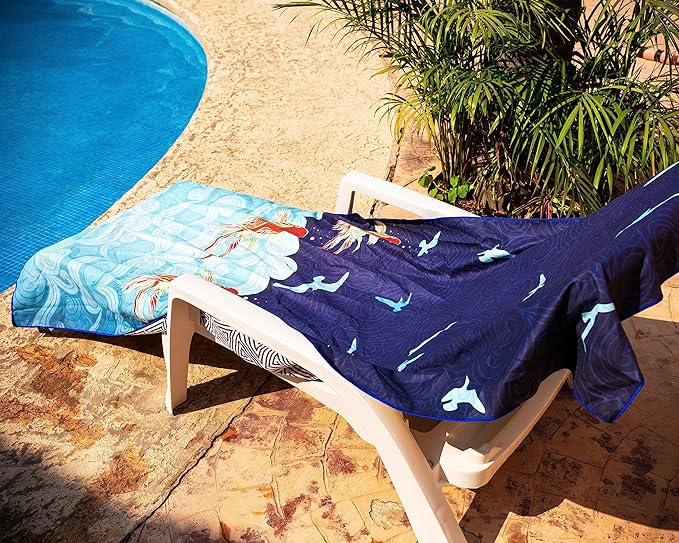 Elite Trend Microfiber Beach Towel - Extra Large 78x35 Inch