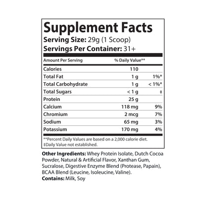 HBS, Whey Isolate Protein Supplement, Powder (907g, 2lb)