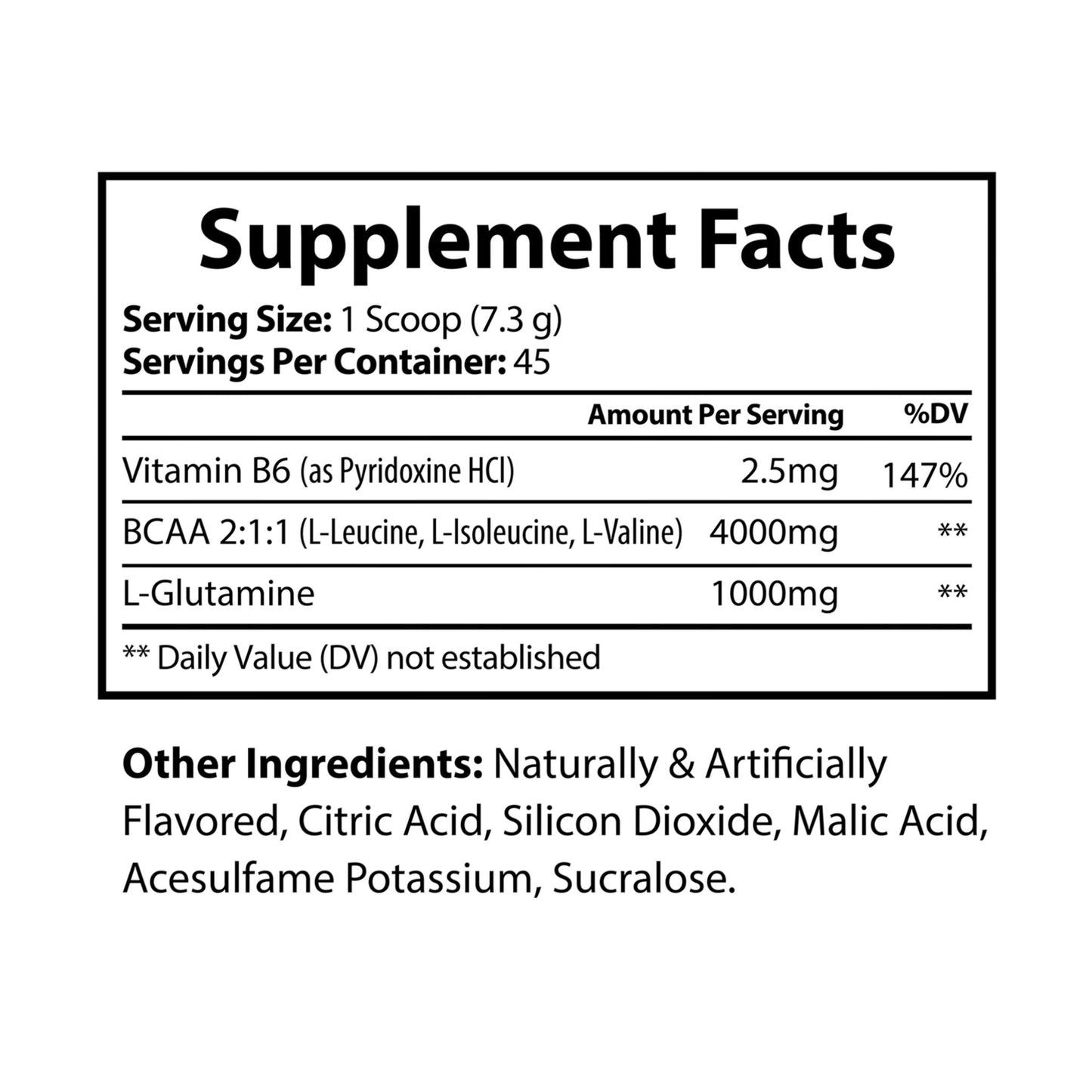 HBS, BCAA Supplement, Watermelon, Powder (325g, 11.46oz, 45 servings)