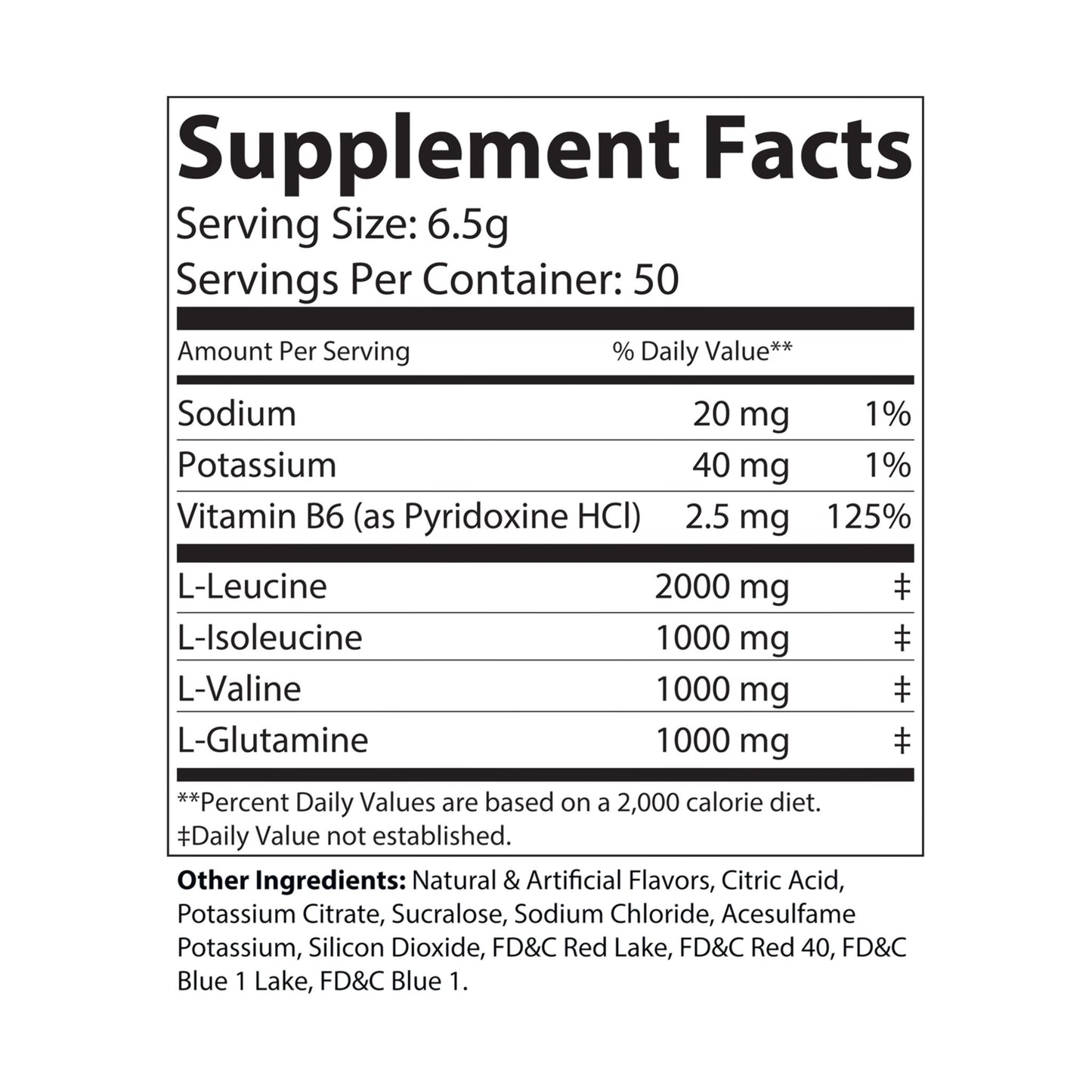 HBS, BCAA Supplement, Grape, Powder (325g, 11.46oz, 50 servings)
