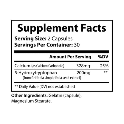 HBS, 5-HTP Supplement (60 Capsules)